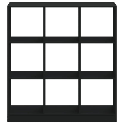 Bokhylla Svart 102x32x108 cm