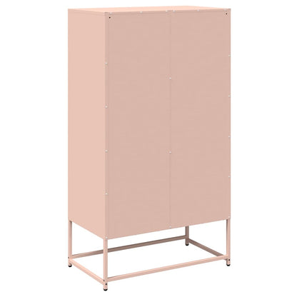 Skåp DIV. rosa 68x39x123 cm stål
