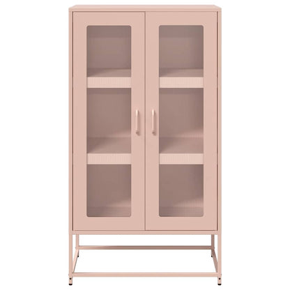 Skåp DIV. rosa 68x39x123 cm stål