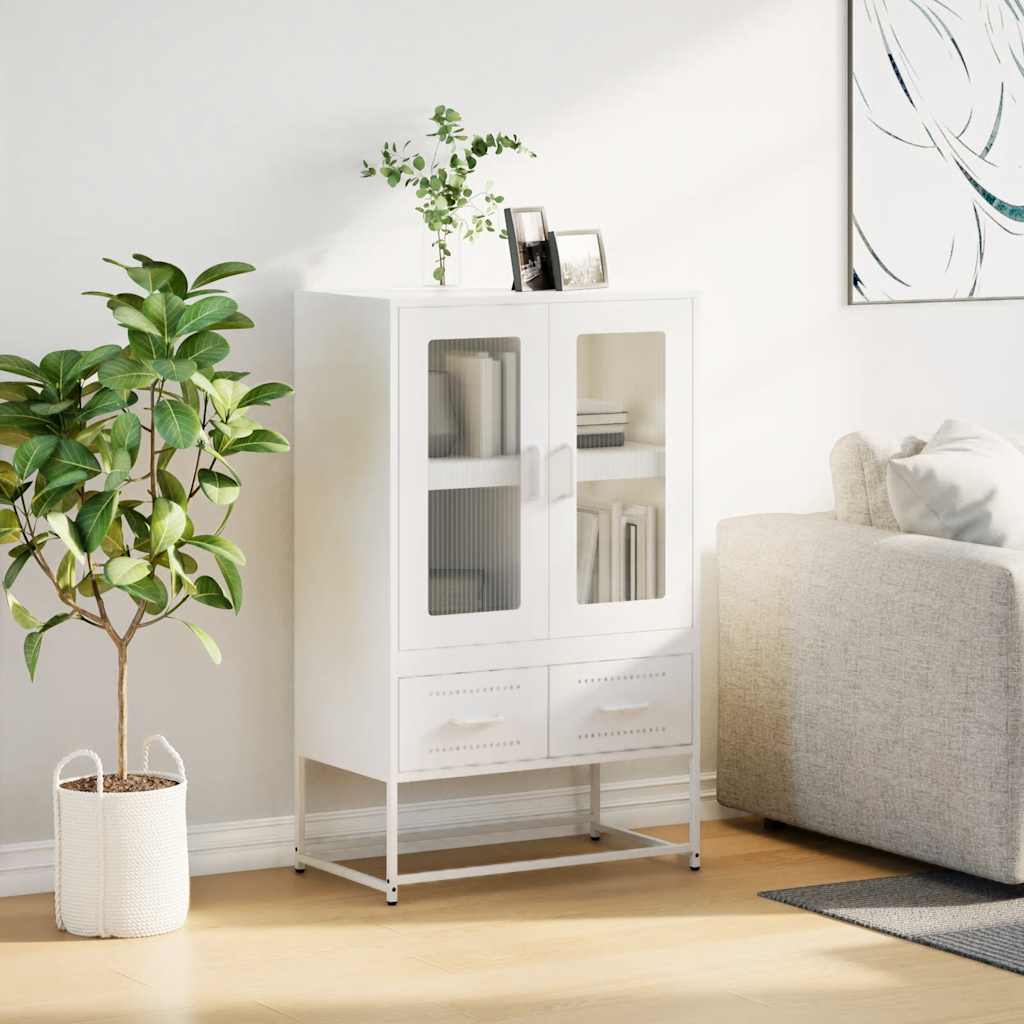 Skåp DIV. Vit 68x39x111,5 cm stål