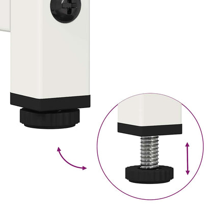 Skåp DIV. Vit 68x39x111,5 cm stål