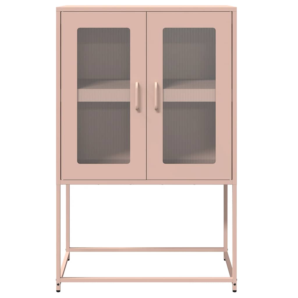 Skåp DIV. rosa 68x39x107 cm stål