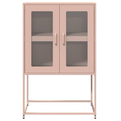 Skåp DIV. rosa 68x39x107 cm stål