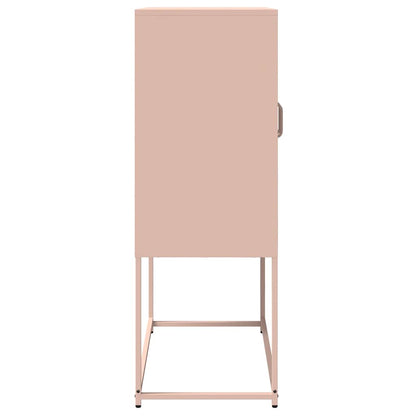 Skåp DIV. rosa 68x39x107 cm stål
