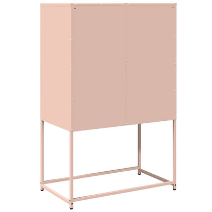 Skåp DIV. rosa 68x39x107 cm stål