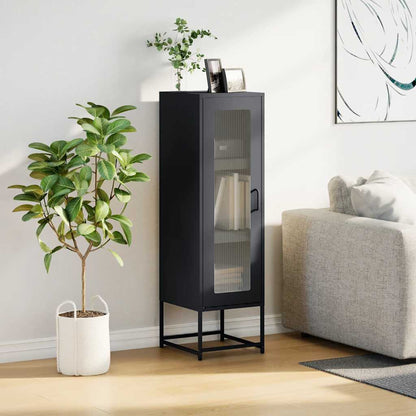 Skåp DIV. antracit 36x39x123 cm kallvalsat stål