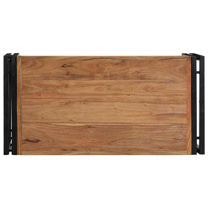 Soffbord Trä 80x40x35 cm massivt Trä akacia