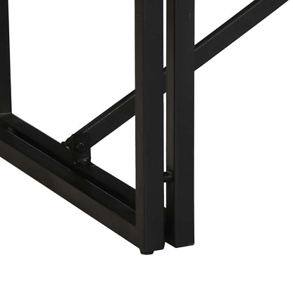 Soffbord Trä 80x40x35 cm massivt Trä akacia