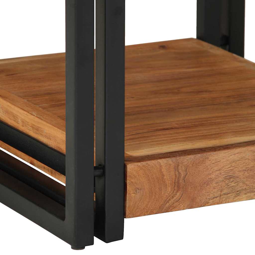 Sängbord Nattduksbord Trä med låda Brun 40 x 40 x 50 cm massivt akacia