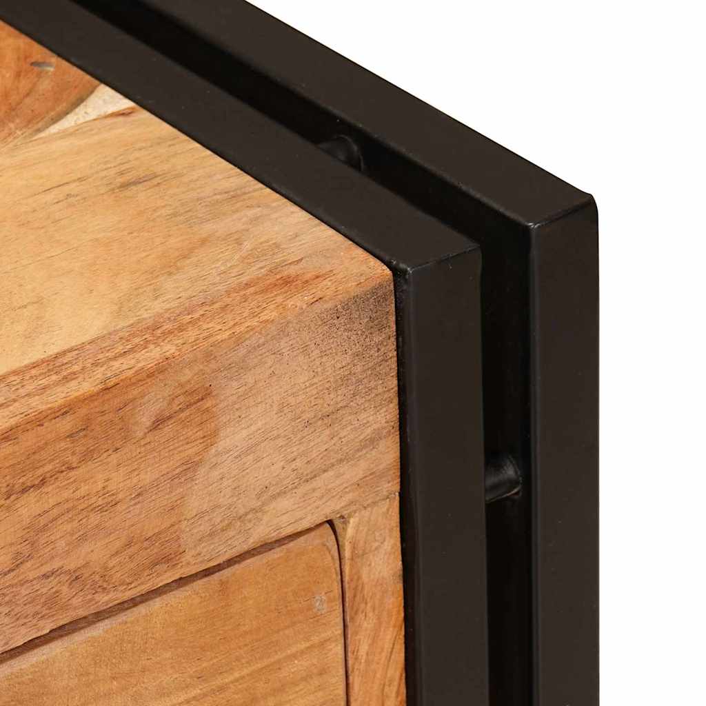 Byrå Trä med låda Brun 66 x 33 x 70 cm massivt akacia