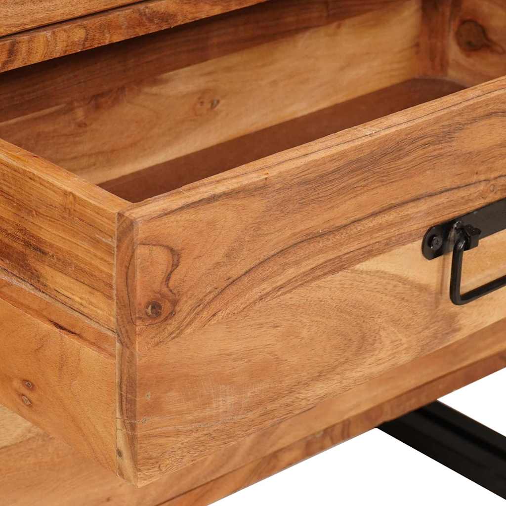 Byrå Trä med låda Brun 66 x 33 x 70 cm massivt akacia