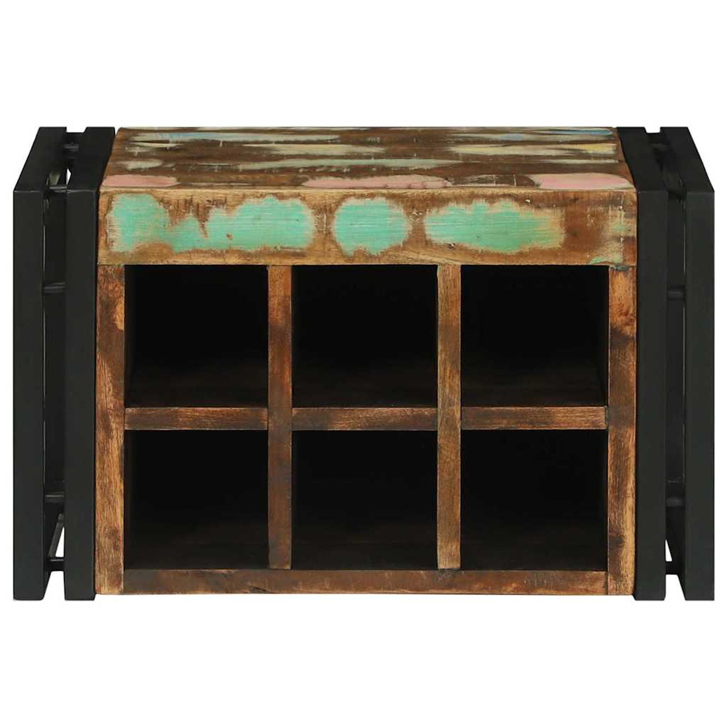 Vinställ 46 x 35 x 27.5 cm Massivt återvunnet trä