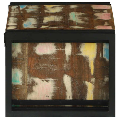 Vinställ 46 x 35 x 27.5 cm Massivt återvunnet trä