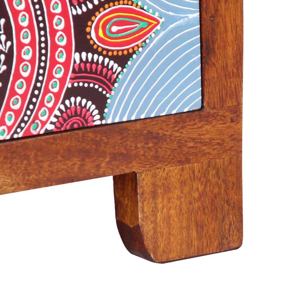 Soffbord Trä 90x50x40 cm massivt akaciaträ