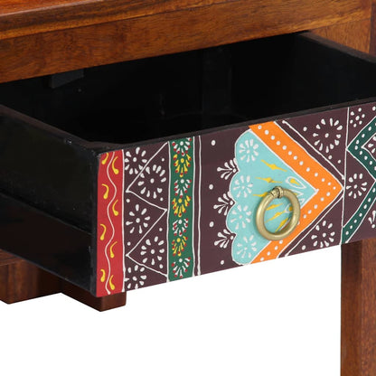 Soffbord Trä 90x50x40 cm massivt akaciaträ