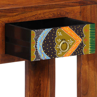 Avlastningsbord Konsollbord Trä 80x35x75 cm massivt Trä akacia