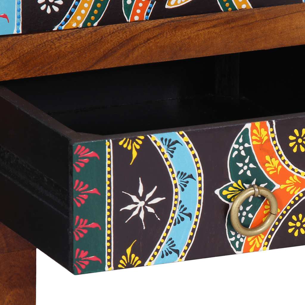 Skänk Trä flerfärgad 50x35x60 massivt Trä akacia