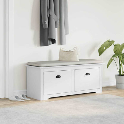 Hallbänk BODO Vit 114x40x45 cm