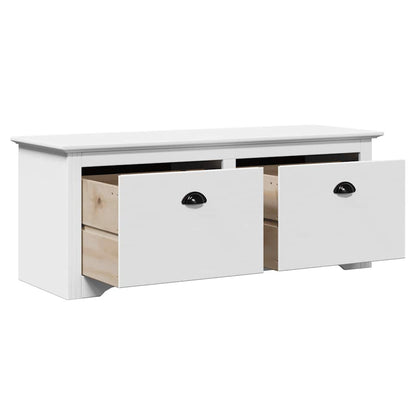 Hallbänk BODO Vit 114x40x45 cm