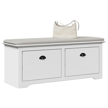 Hallbänk BODO Vit 114x40x45 cm