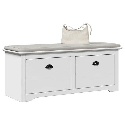 Hallbänk BODO Vit 114x40x45 cm