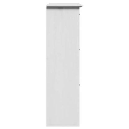 Skoställ Vit Skohylla BODO 80x35x118 cm