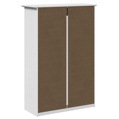 Skoställ Vit Skohylla BODO 80x35x118 cm