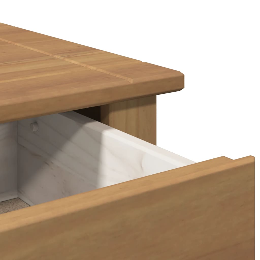 Sängbord Nattduksbord Trä Panama 46x40x57 cm massiv furu