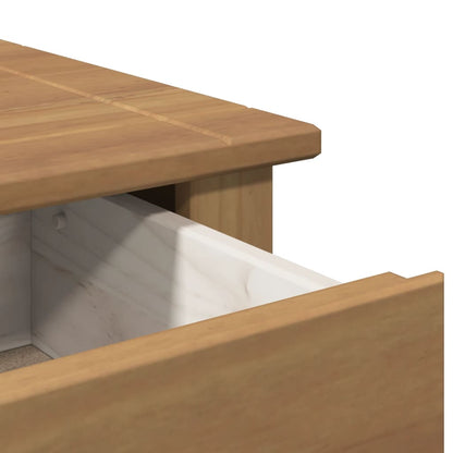 Sängbord Nattduksbord Trä Panama 46x40x57 cm massiv furu