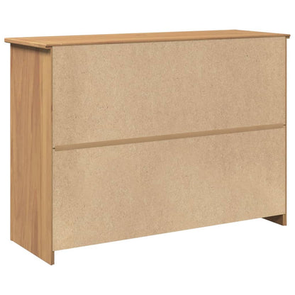 Skänk Trä med lådor Panama 112x40x80 cm massiv furu