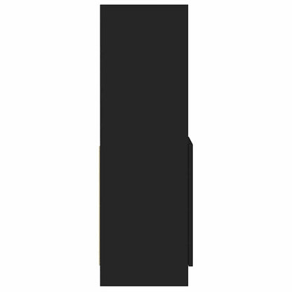 Skåp Svart 92x33x100 cm