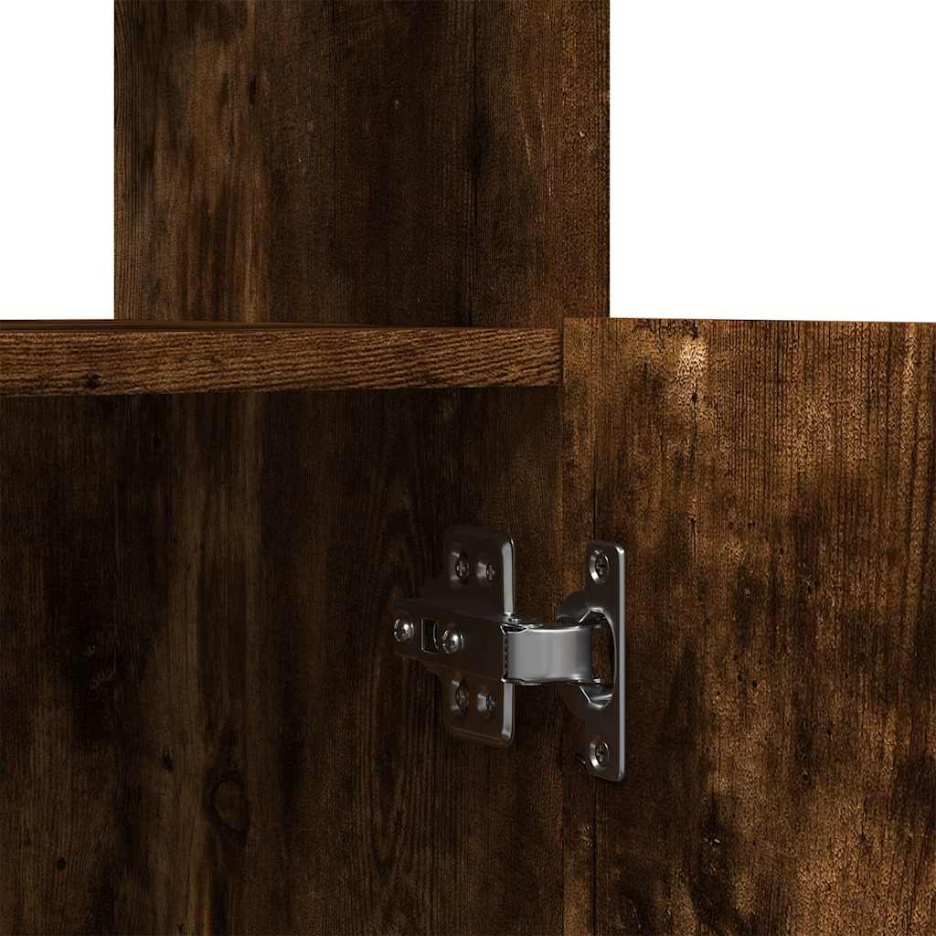 Skåp Rökfärgad Ek 92x33x100 cm