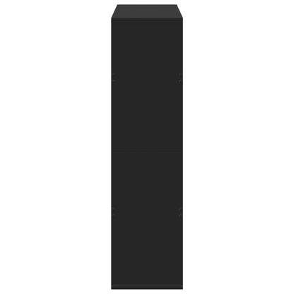 Bokhylla Svart 100x33x125,5 cm