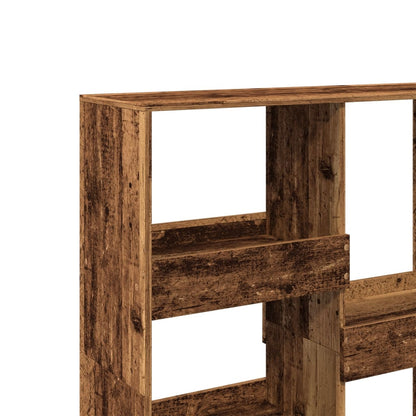 Bokhylla Åldrat Trä 100x33x115 cm