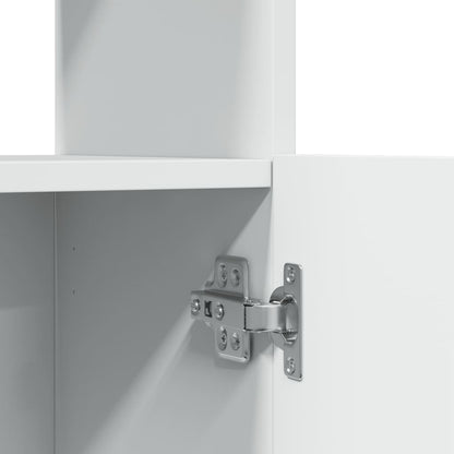 Skåp Vit 63x33x180 cm