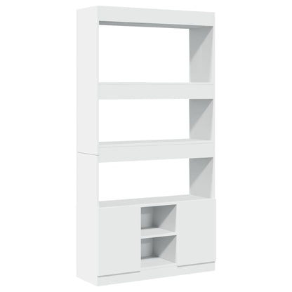 Skåp Vit 92x33x180 cm