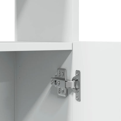 Skåp Vit 92x33x180 cm