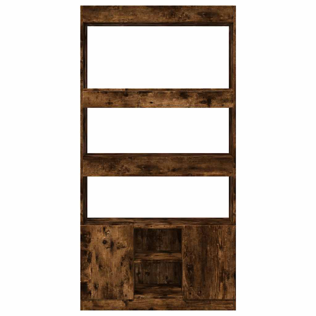 Skåp Rökfärgad Ek 92x33x180 cm