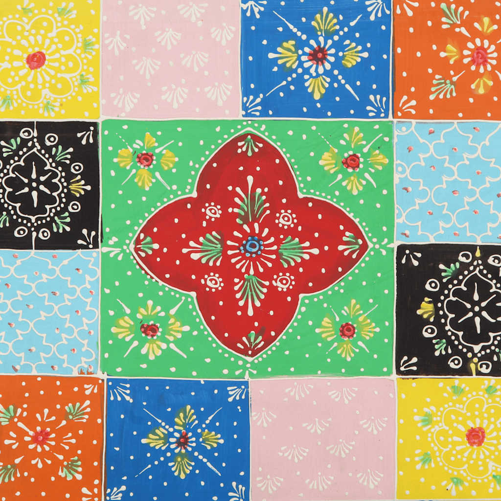 Sängbord Nattduksbord Trä flerfärgat 40x35x45 cm massivt Trä mango