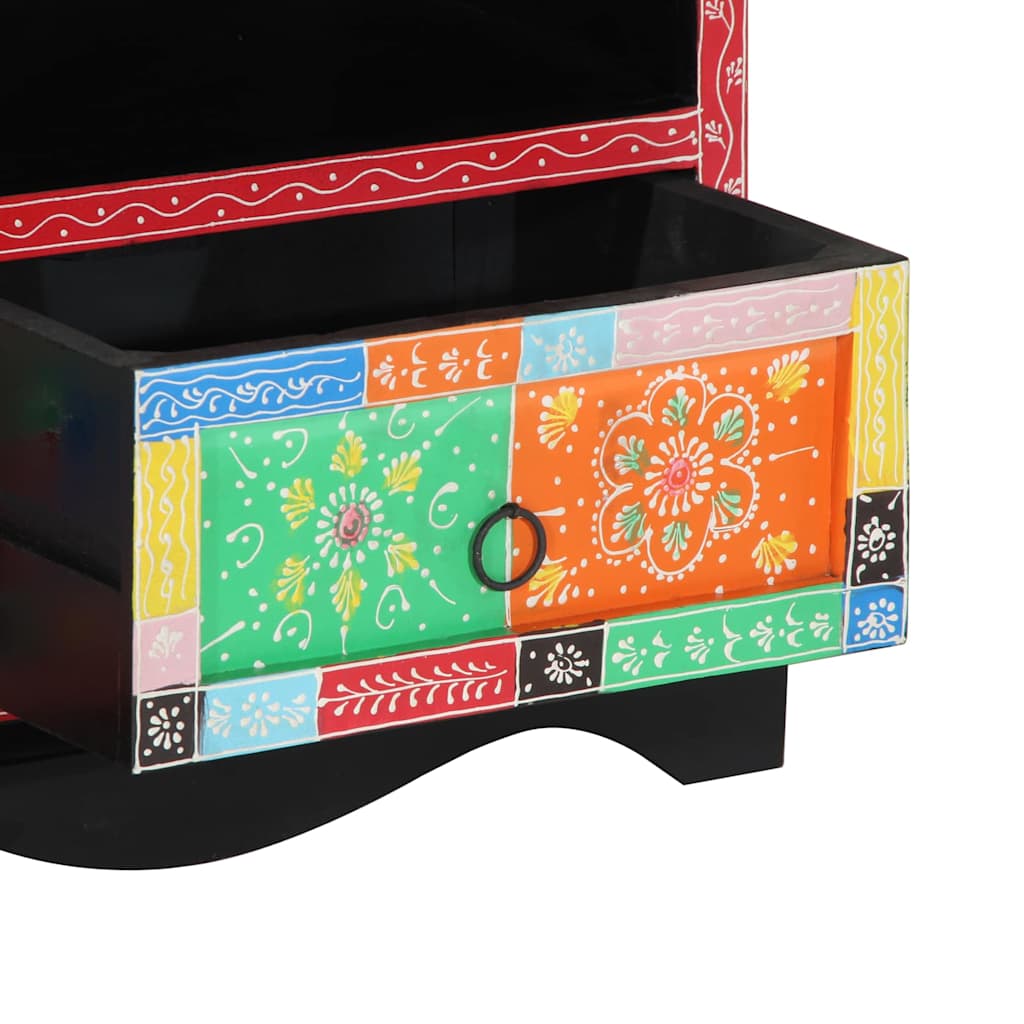 TV-Möbel Trä TV-bänk i flera färger 80x35x50 cm av massivt mangoträd