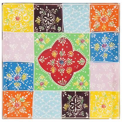 Byrå Trä med hylla Flerfärgsdesign 30 x 30 x 90 cm Massivt Mangoträ