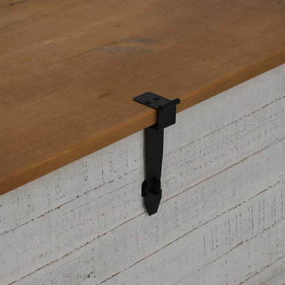 Förvaringskista HALDEN Vit 91x48x47 cm massiv Trä furu