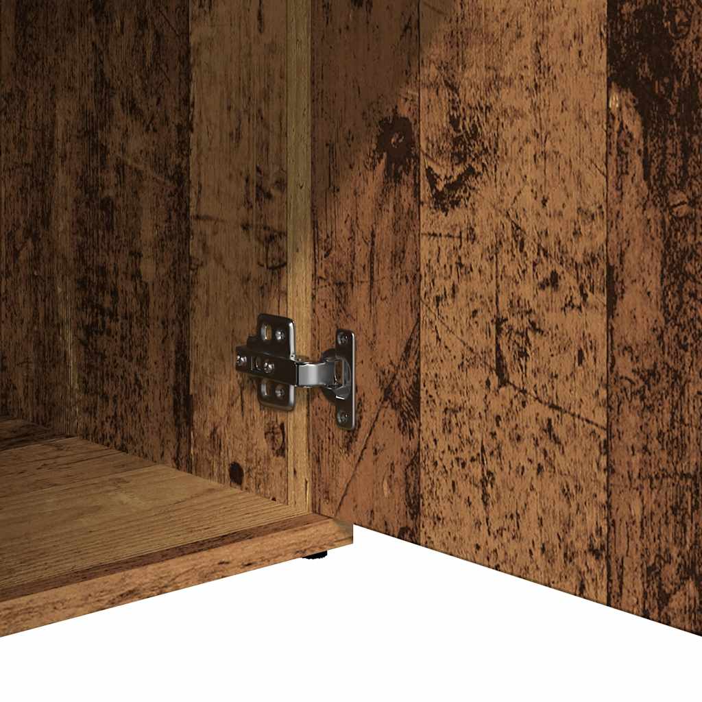 Skänk Åldrat Trä 91x29,5x75 cm