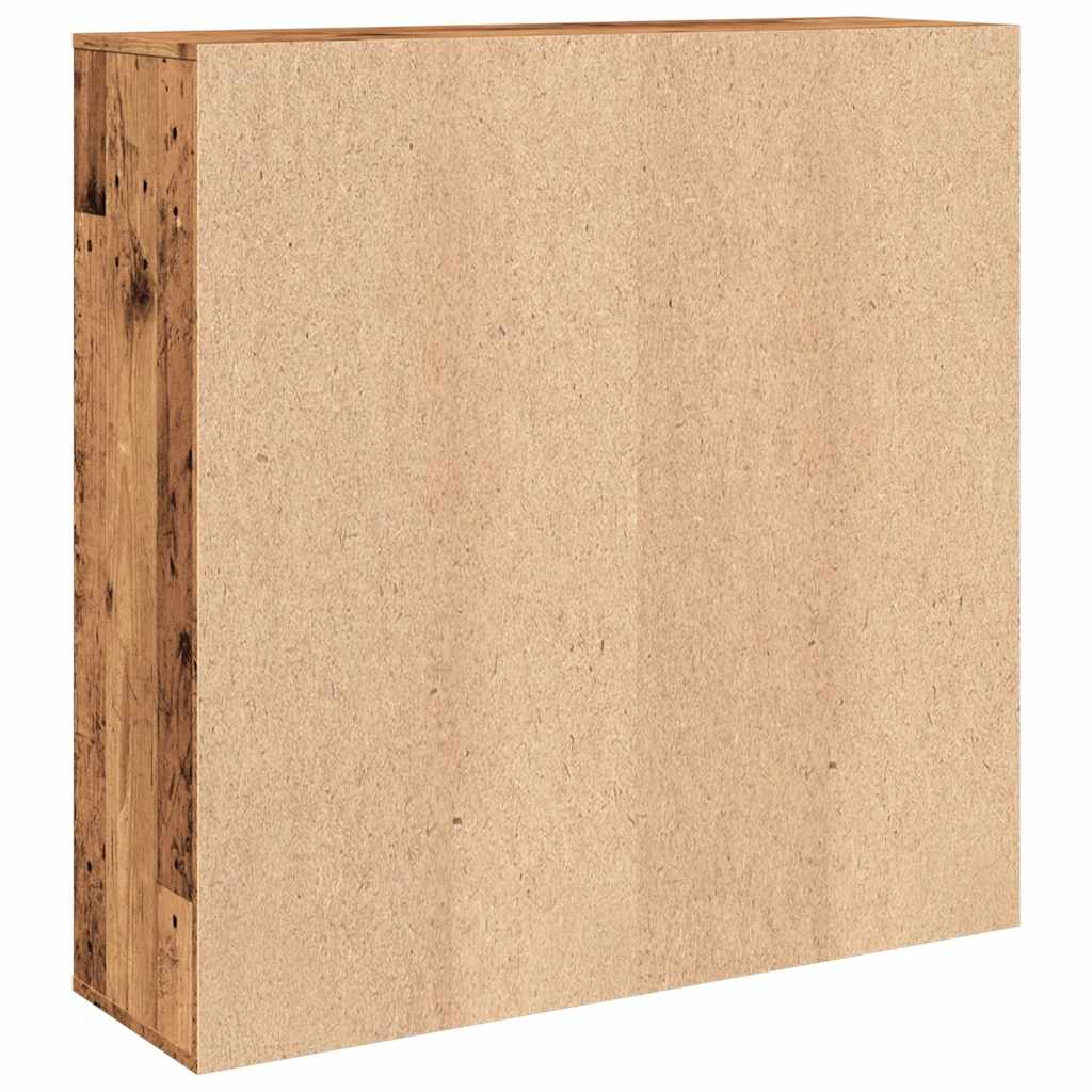 Bokhylla Åldrat Trä 98x29x97,5 cm