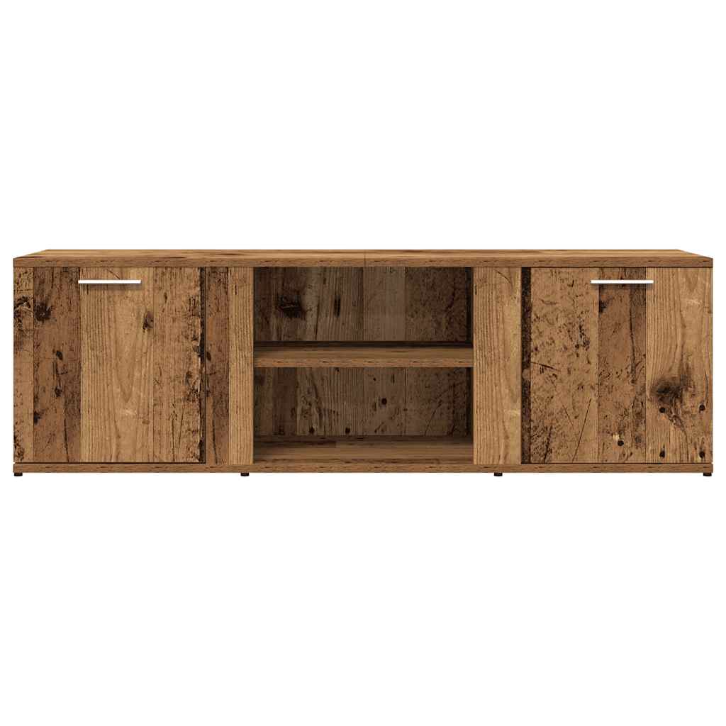 TV-Möbel Åldrat Trä TV-Bänk 120x34x37 cm