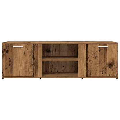 TV-Möbel Åldrat Trä TV-Bänk 120x34x37 cm