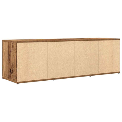 TV-Möbel Åldrat Trä TV-Bänk 120x34x37 cm