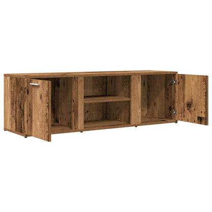 TV-Möbel Åldrat Trä TV-Bänk 120x34x37 cm