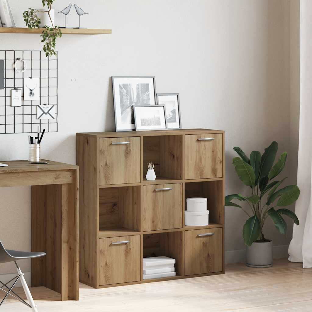 Bokhylla Artisan Ek 90x28x90 cm