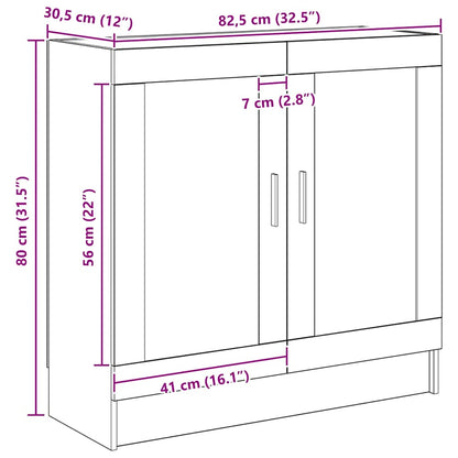Bokhylla Artisan Ek 82,5x30,5x80 cm